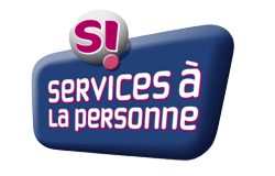 Logo service à la personne entretien espaces verts